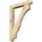 Ekena Millwork Balboa Arts and Crafts Rough Sawn Bracket w/ Offset Brace, Douglas Fir, 6"W x 36"D x 48"H BKT0604X36X48BOA03RDF - alternate 1